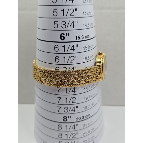 Croton Lady Harris Womens Gold Tone Diamond Quartz Dress Watch New Battery main image 9